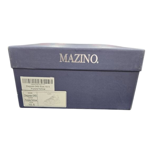 MAZINO MENS" DEGREE" PURPLE/ YELLOW CHUNKY SNEAKER  ATHLEISURE CASUAL SHOES 10.5 - Picture 8 of 8
